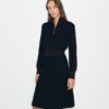 A-Line Turtleneck Zip Dress A-Line Turtleneck Zip Dress