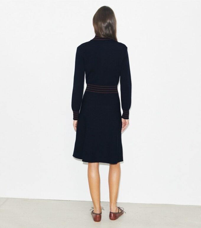A-Line Turtleneck Zip Dress A-Line Turtleneck Zip Dress