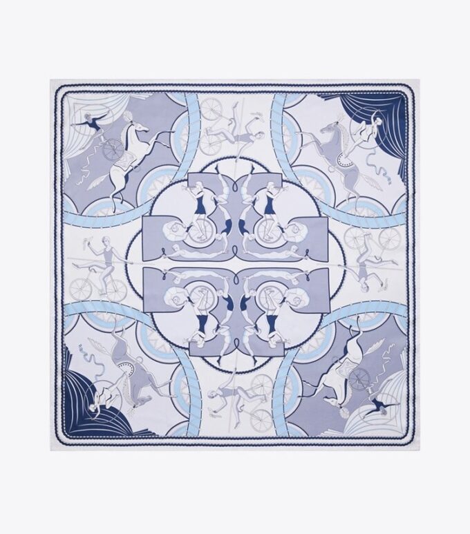Aeronauts Double-Sided Silk Square Aeronauts Double-Sided Silk Square