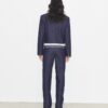 Ankle-Zip Cotton Jeans