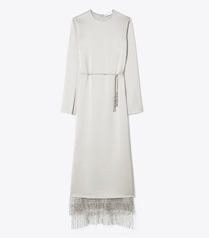 Asymmetric Crepe Dress