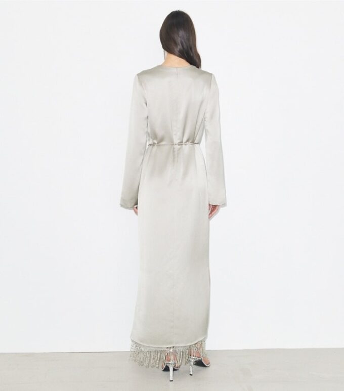 Asymmetric Crepe Dress