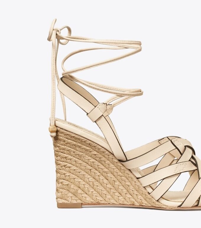 Basket-Weave Espadrille Wedge Basket-Weave Espadrille Wedge