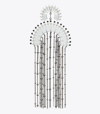 Beaded Fringe Earrings