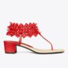 Beaded Heeled Sandal