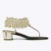Beaded Heeled Sandal