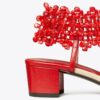 Beaded Heeled Sandal