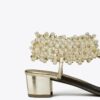 Beaded Heeled Sandal