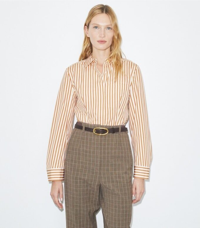 Bell-Sleeve Cotton Shirt Bell-Sleeve Cotton Shirt