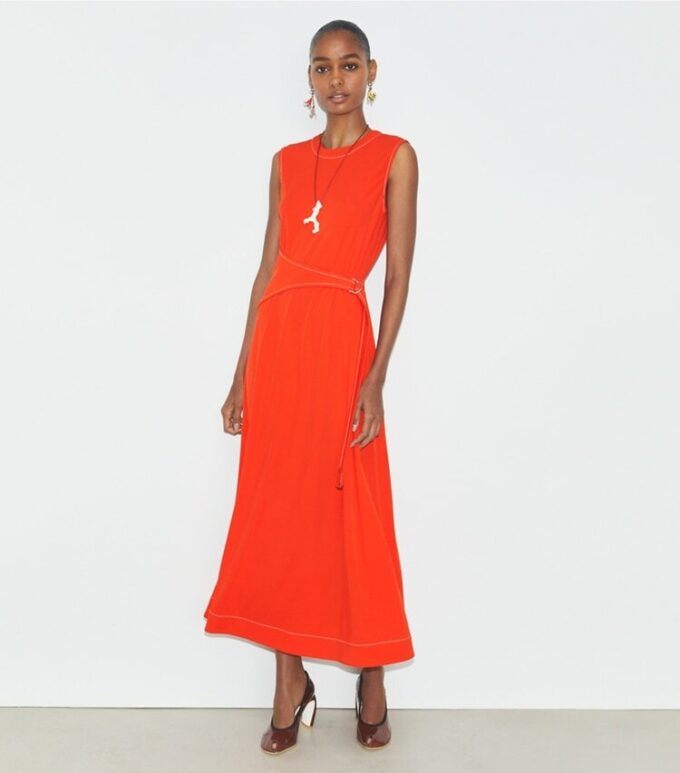 Belted Jersey Dress Belted Jersey Dress