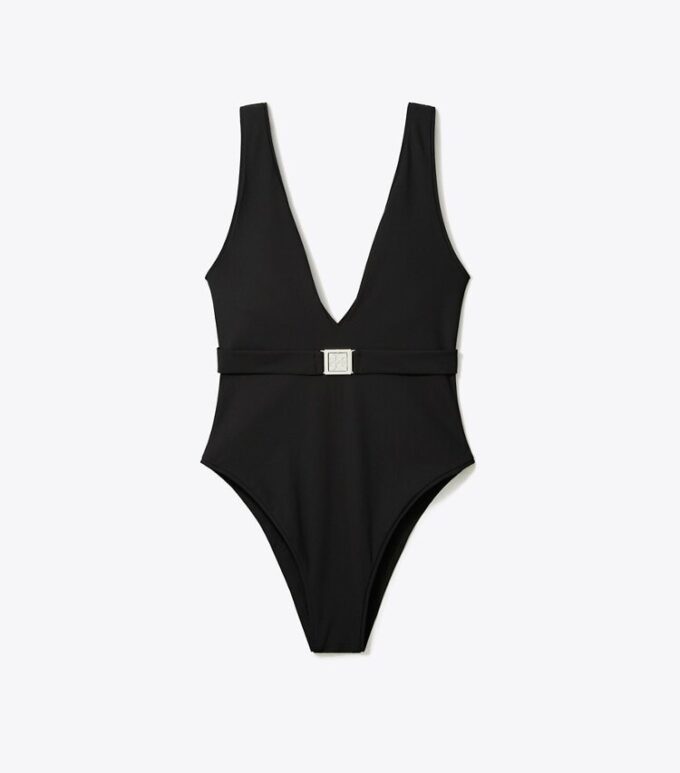 Belted Logo Swimsuit Belted Logo Swimsuit
