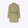 Belted Twill Coat Belted Twill Coat