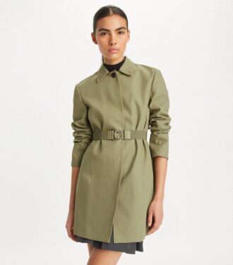 Belted Twill Coat