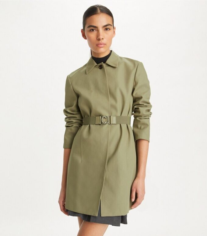 Belted Twill Coat Belted Twill Coat