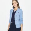 Birdie-Embroidered Cashmere Cardigan Birdie-Embroidered Cashmere Cardigan