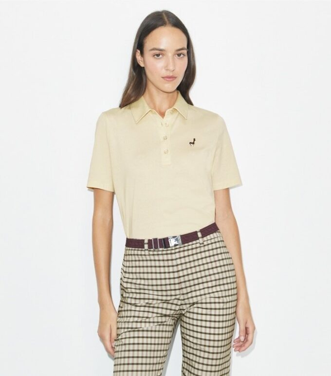 Birdie-Embroidered Cotton Polo Birdie-Embroidered Cotton Polo