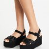 Bombe Cross-Strap Platform Sandal
