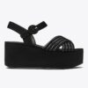 Bombe Cross-Strap Platform Sandal