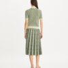 Box Pleated Jacquard Skirt Box Pleated Jacquard Skirt