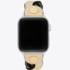 Braided Band For Apple Watch®, Cream/Black Leather, 38 Mm – 40 Mm Braided Band For Apple Watch®, Cream/Black Leather, 38 Mm – 40 Mm