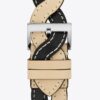 Braided Band For Apple Watch®, Cream/Black Leather, 38 Mm – 40 Mm Braided Band For Apple Watch®, Cream/Black Leather, 38 Mm – 40 Mm