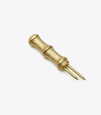 Brass Corn Holders, Set Of 8