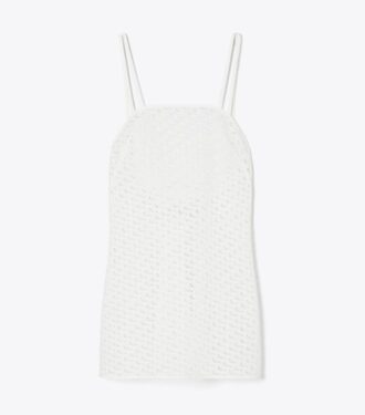 Broderie Mini Dress