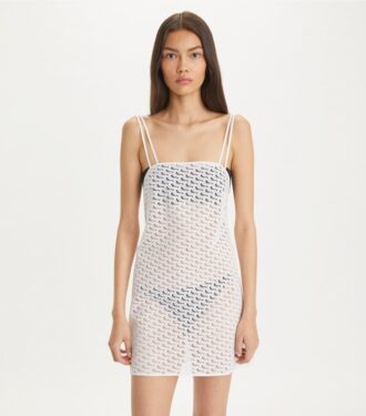 Broderie Mini Dress