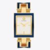 Buddy Bangle Watch, Navy/Gold-Tone Stainless Steel, 25 X 32mm Buddy Bangle Watch, Navy/Gold-Tone Stainless Steel, 25 X 32mm