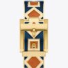 Buddy Bangle Watch, Navy/Gold-Tone Stainless Steel, 25 X 32mm Buddy Bangle Watch, Navy/Gold-Tone Stainless Steel, 25 X 32mm