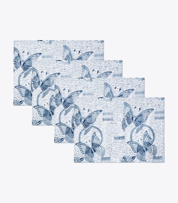 Butterfly Batik Placemat, Set Of 4 Butterfly Batik Placemat, Set Of 4