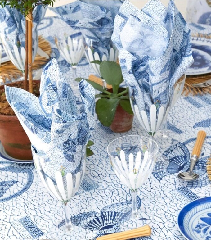 Butterfly Batik Placemat, Set Of 4 Butterfly Batik Placemat, Set Of 4
