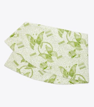 Butterfly Batik Round Tablecloth, 108″