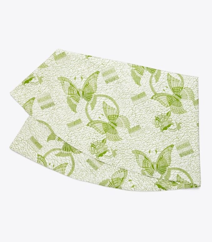 Butterfly Batik Round Tablecloth, 108″ Butterfly Batik Round Tablecloth, 108″