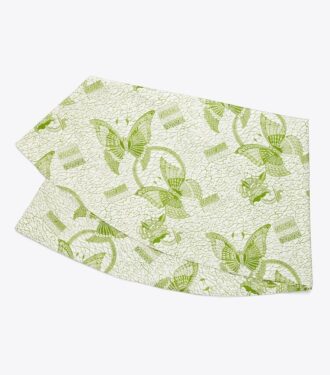 Butterfly Batik Round Tablecloth, 120″