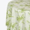 Butterfly Batik Round Tablecloth, 120″