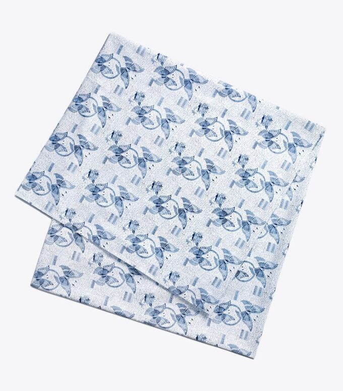 Butterfly Batik Square Tablecloth, 70″ X 70″