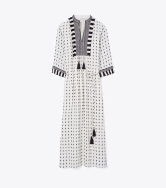Caftan With Sweater Tassels