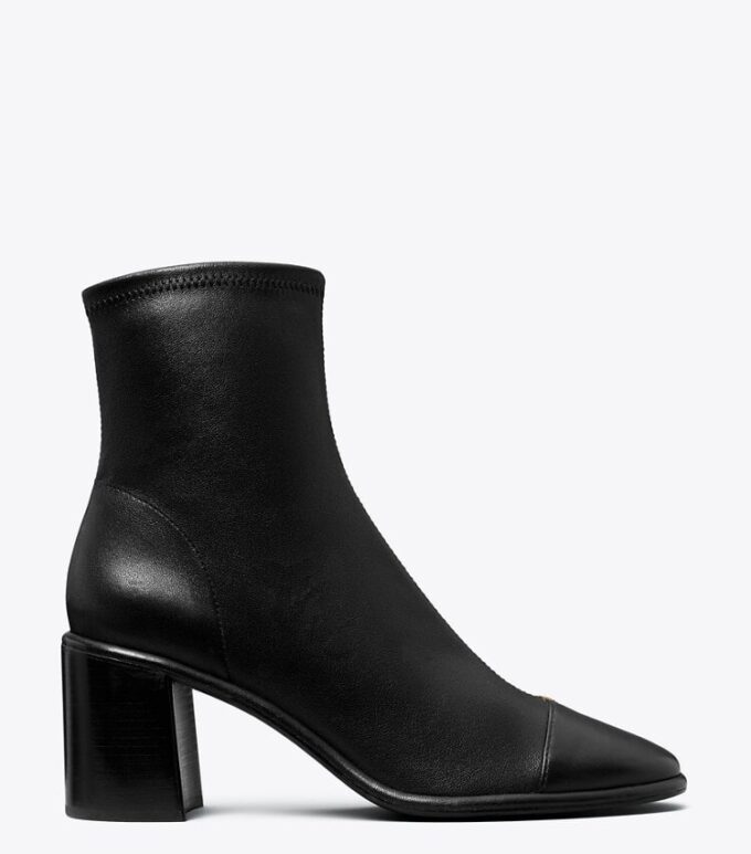Cap-Toe Heeled Ankle Boot Cap-Toe Heeled Ankle Boot
