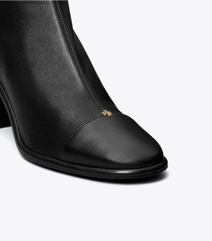 Cap-Toe Heeled Ankle Boot Cap-Toe Heeled Ankle Boot