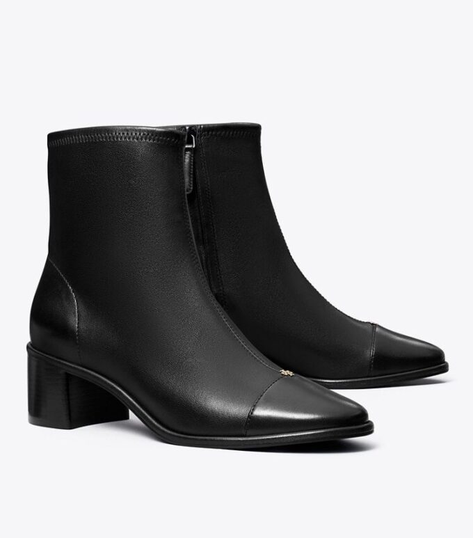 Cap-Toe Low-Heel Ankle Boot Cap-Toe Low-Heel Ankle Boot