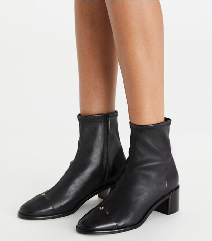 Cap-Toe Low-Heel Ankle Boot Cap-Toe Low-Heel Ankle Boot
