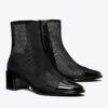 Cap-Toe Low Heeled Ankle Boot Cap-Toe Low Heeled Ankle Boot