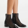 Cap-Toe Low Heeled Ankle Boot Cap-Toe Low Heeled Ankle Boot