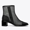 Cap-Toe Low Heeled Ankle Boot Cap-Toe Low Heeled Ankle Boot