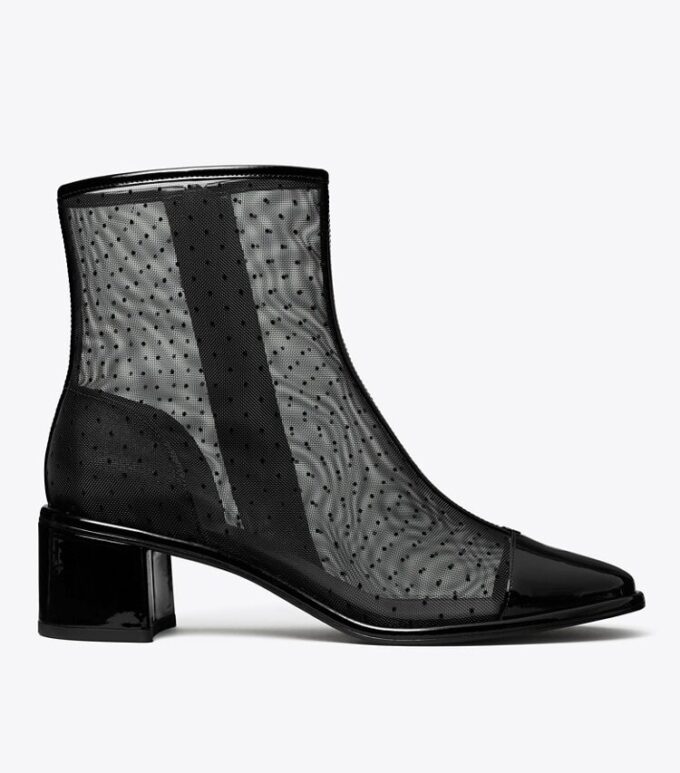 Cap-Toe Low Heeled Ankle Boot Cap-Toe Low Heeled Ankle Boot