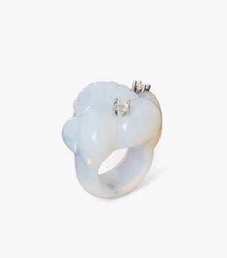 Carved Glass Ring