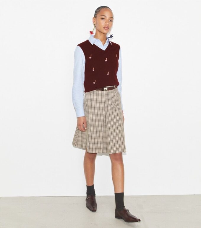 Cashmere Birdie Sweater Vest Cashmere Birdie Sweater Vest