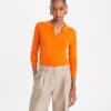 Cashmere Long-Sleeve Polo Cashmere Long-Sleeve Polo