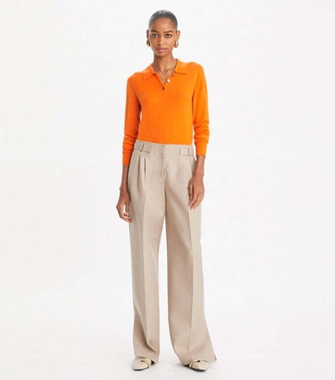 Cashmere Long-Sleeve Polo Cashmere Long-Sleeve Polo